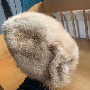 Vintage 1950s mink hat